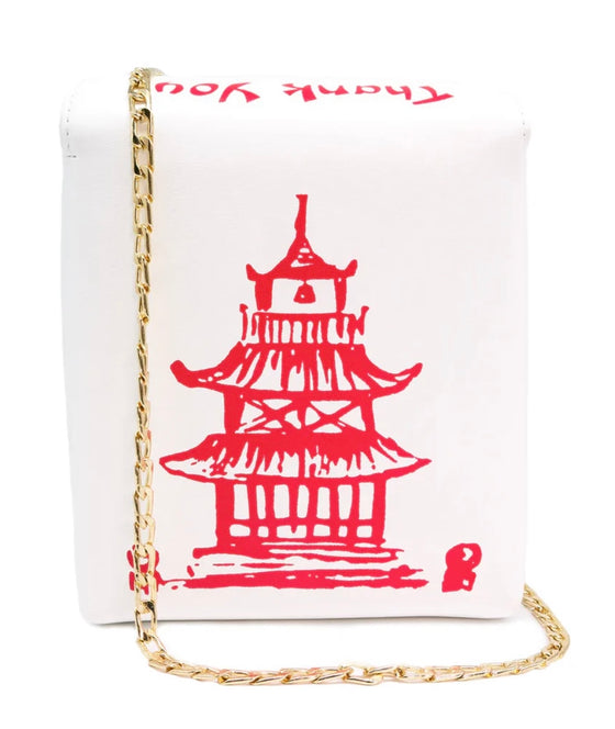 Chinese Takeout Hand Bag/ Crossbody